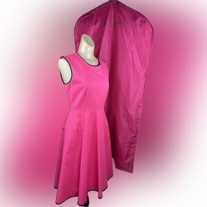 Kate Spade Carol Pink Midi Dress w/Travel Bag Cover Size 2 EUC